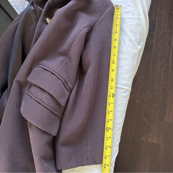 Salvatore Ferragamo Alpaca Wool Long Blazer Coat Made in Italy IT 42 US Size S - Picture 12 of 15